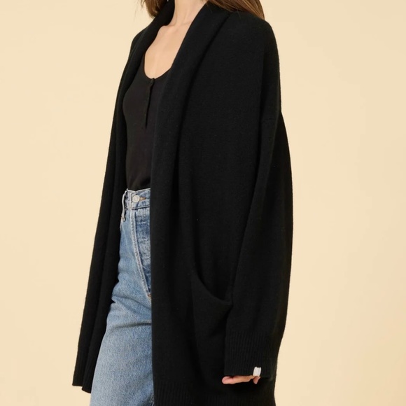 One Grey Day (OGD) Cashmere Cardigan - Picture 3 of 10